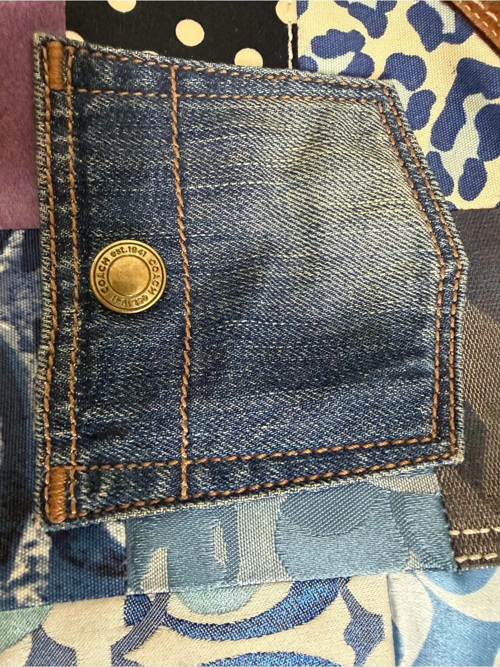 Coach Carly Patchwork Hobo - Picture 6 of 10